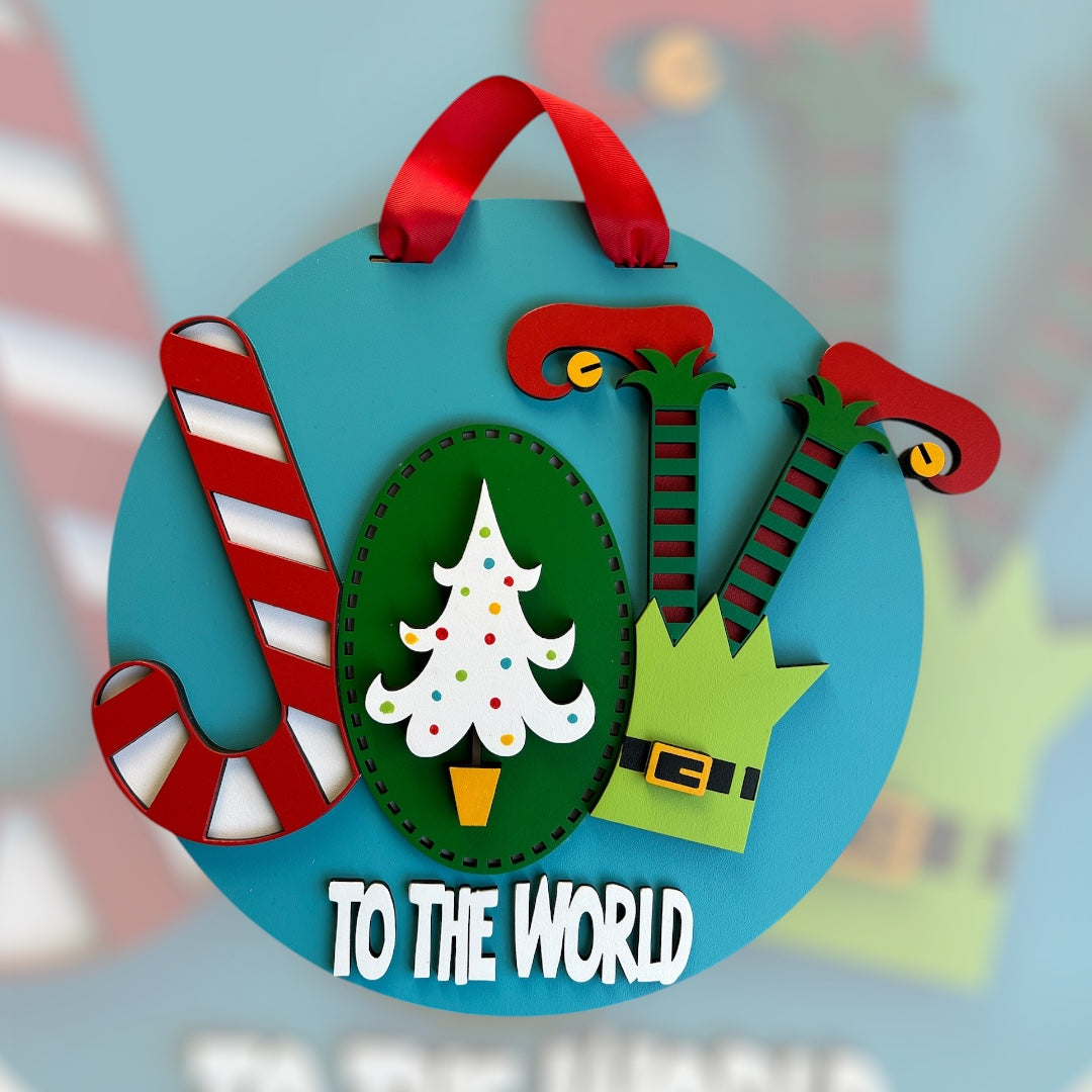 Joy To The World Door Hanger