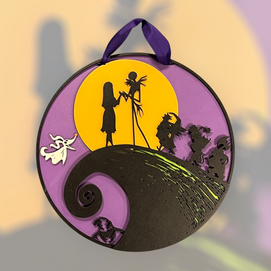 Nightmare Before Christmas Door Hanger